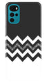 Black white Pattern2Case for Moto G22