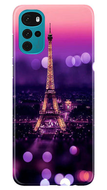 Eiffel Tower Mobile Back Case for Moto G22 (Design - 86)
