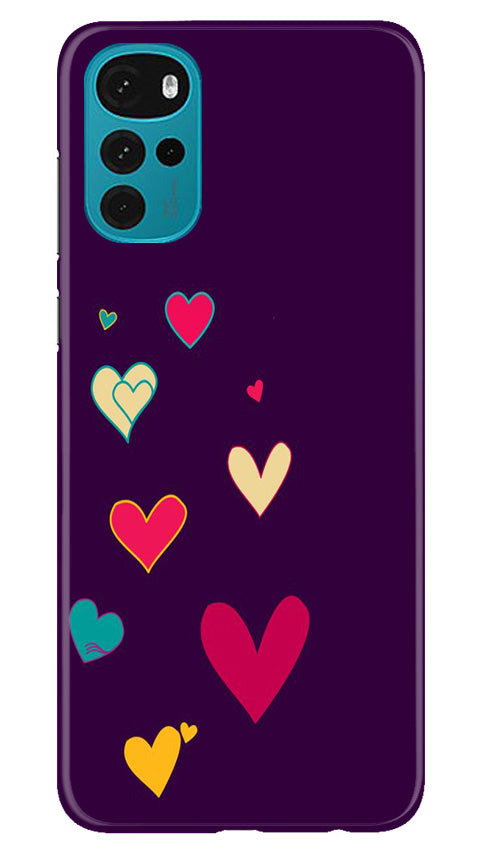 Purple Background Case for Moto G22(Design - 107)