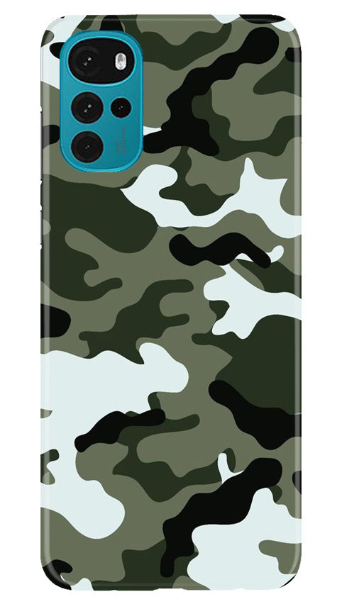 Army Camouflage Case for Moto G22(Design - 108)