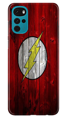 Flash Superhero Mobile Back Case for Moto G22  (Design - 116)