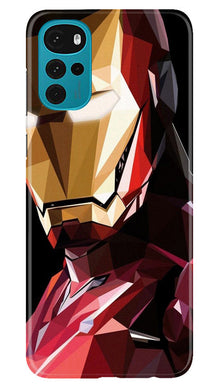 Iron Man Superhero Mobile Back Case for Moto G22  (Design - 122)
