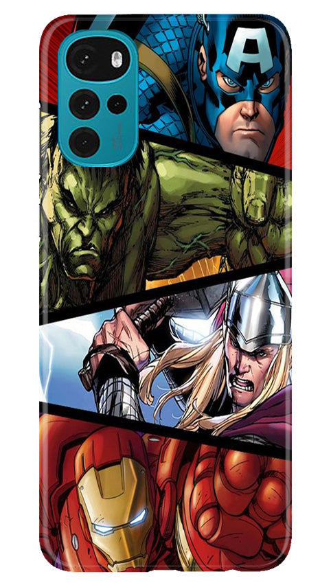 Avengers Superhero Case for Moto G22  (Design - 124)