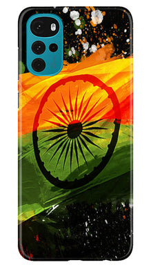 Indian Flag Mobile Back Case for Moto G22  (Design - 137)