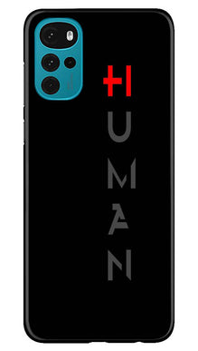 Human Mobile Back Case for Moto G22  (Design - 141)