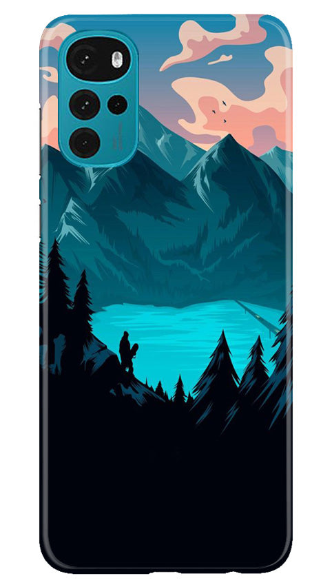 Mountains Case for Moto G22 (Design - 155)