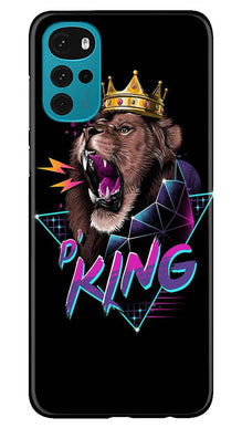 Colorful Square Mobile Back Case for Moto G22 (Design - 187)