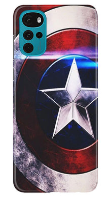 Captain America Mobile Back Case for Moto G22 (Design - 249)