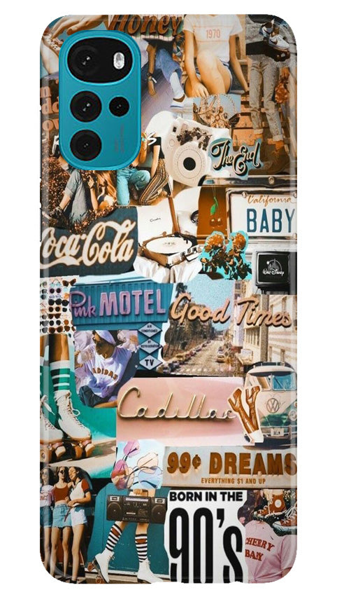Cute Kid Couple Case for Moto G22 (Design No. 252)