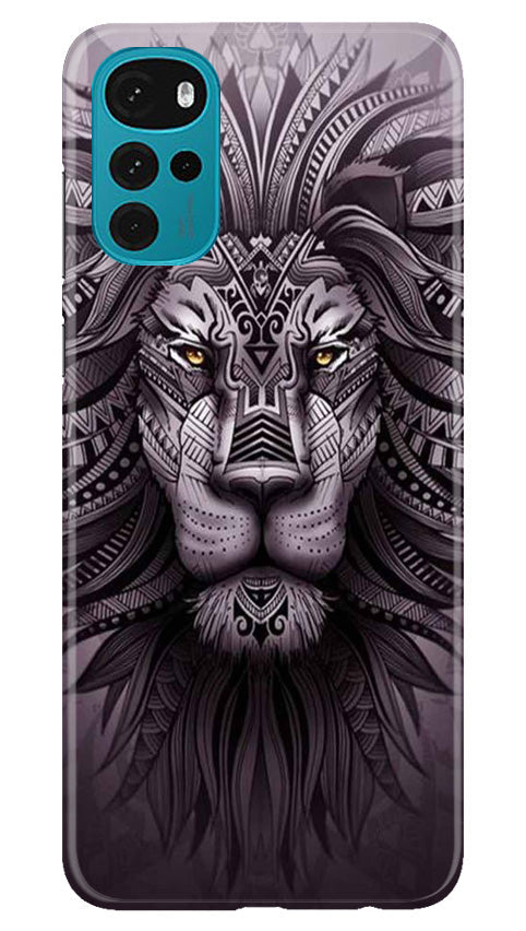 Lion Mobile Back Case for Moto G22 (Design - 276)