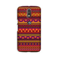 Zigzag line pattern2 Case for Moto G4 Plus