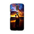 Couple Sea shore Case for Moto G4 Plus