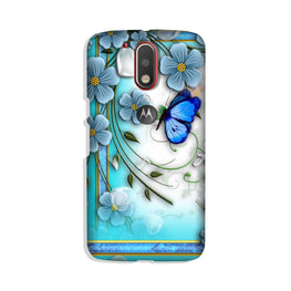 Blue ButterflyCase for Moto G4 Plus