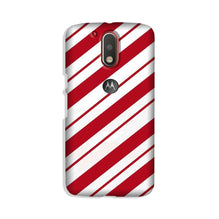 Red White Case for Moto G4 Plus