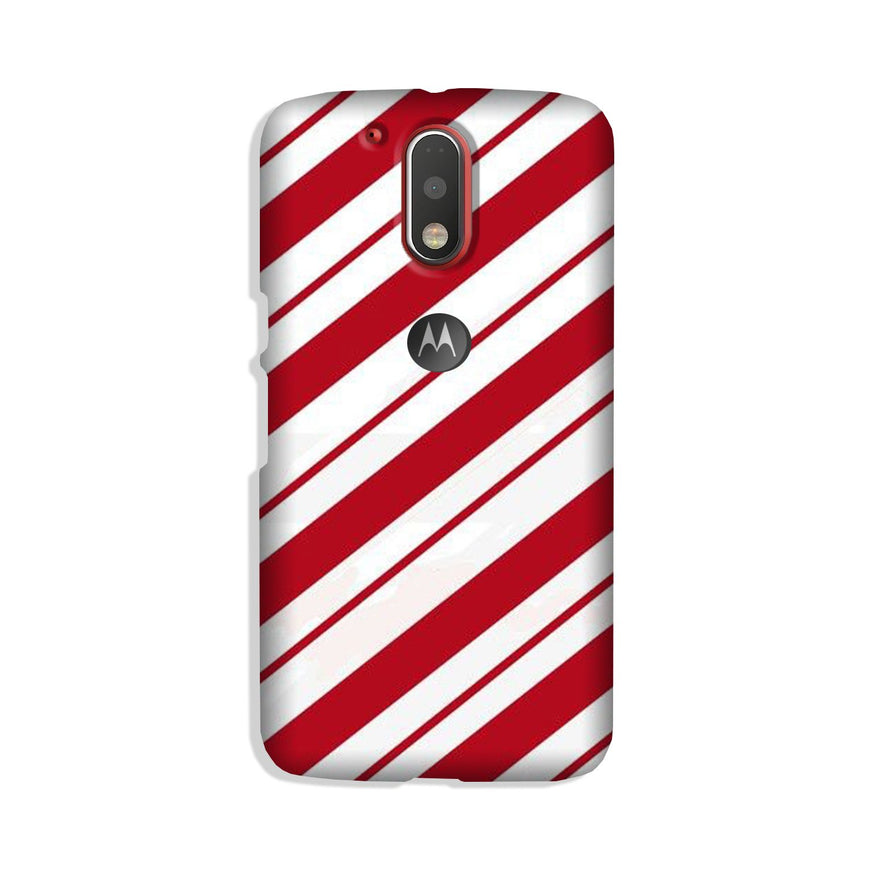 Red White Case for Moto G4 Plus