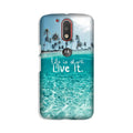 Life is short live it Case for Moto G4 Plus