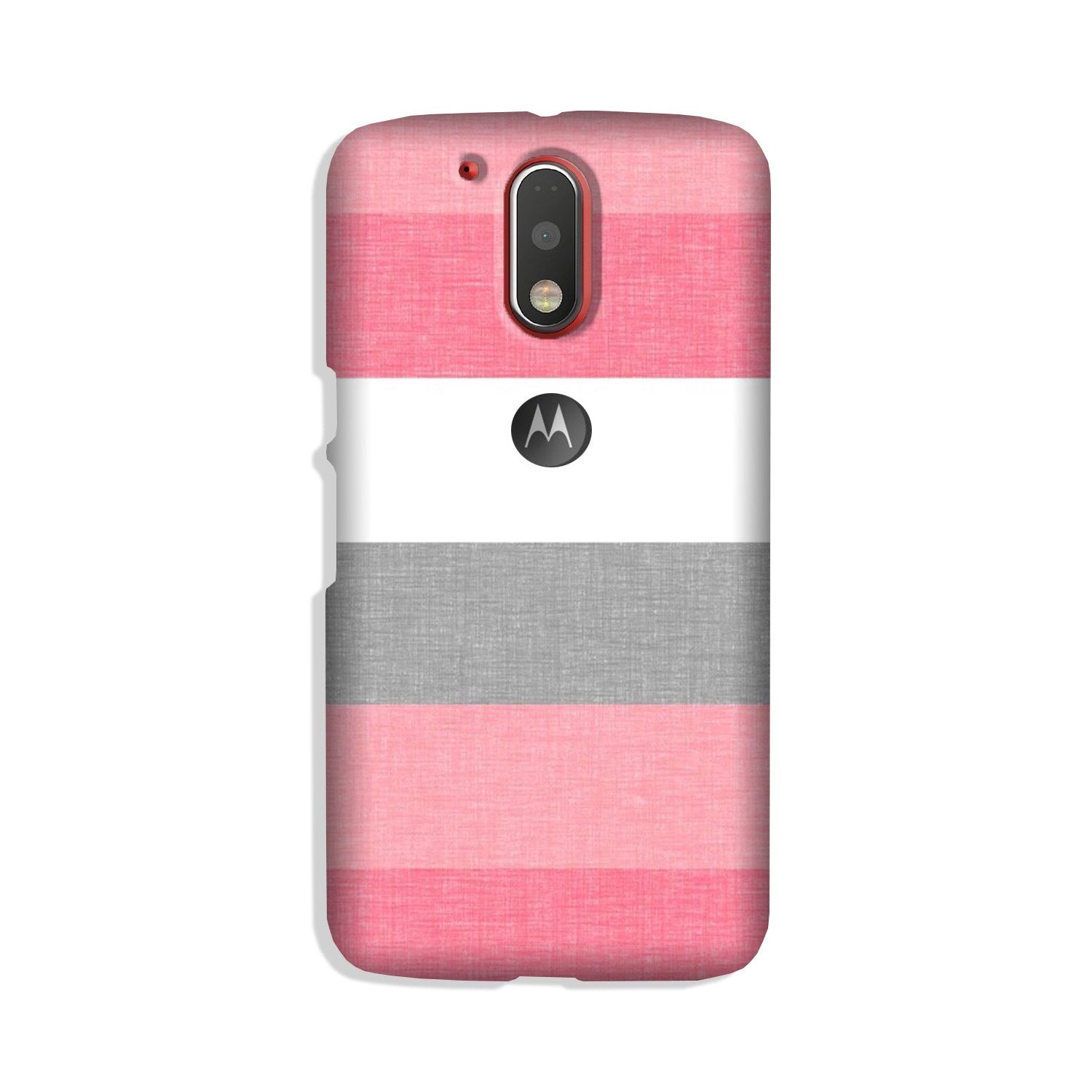 Pink white pattern Case for Moto G4 Plus
