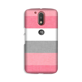 Pink white pattern Case for Moto G4 Plus
