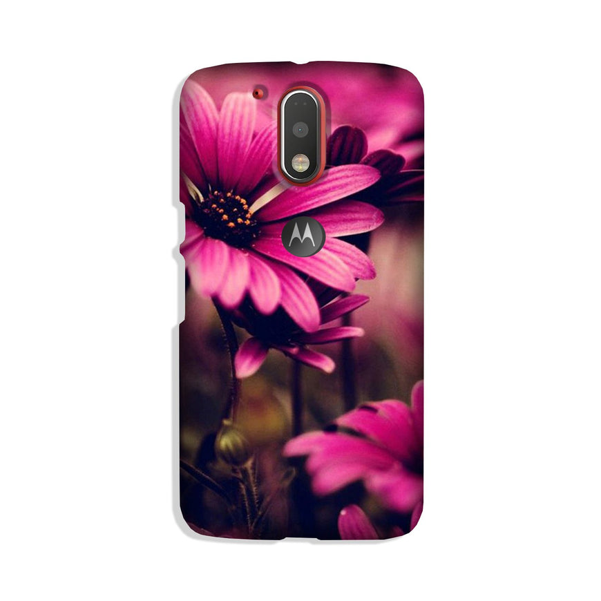 Purple Daisy Case for Moto G4 Plus