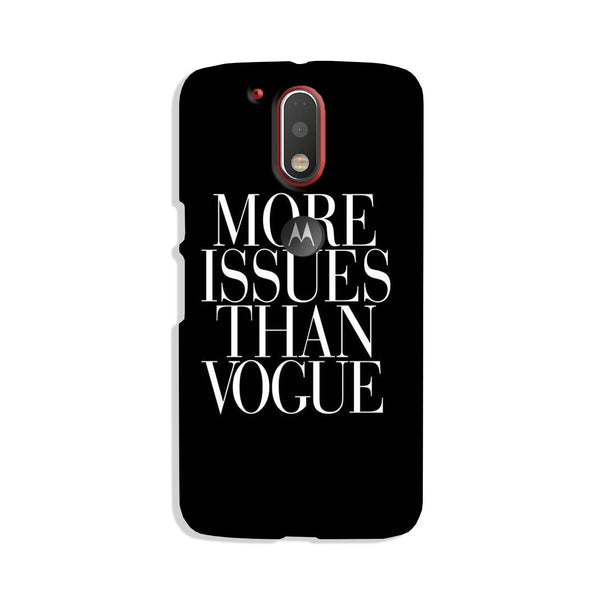 More Issues than Vague Case for Moto G4 Plus