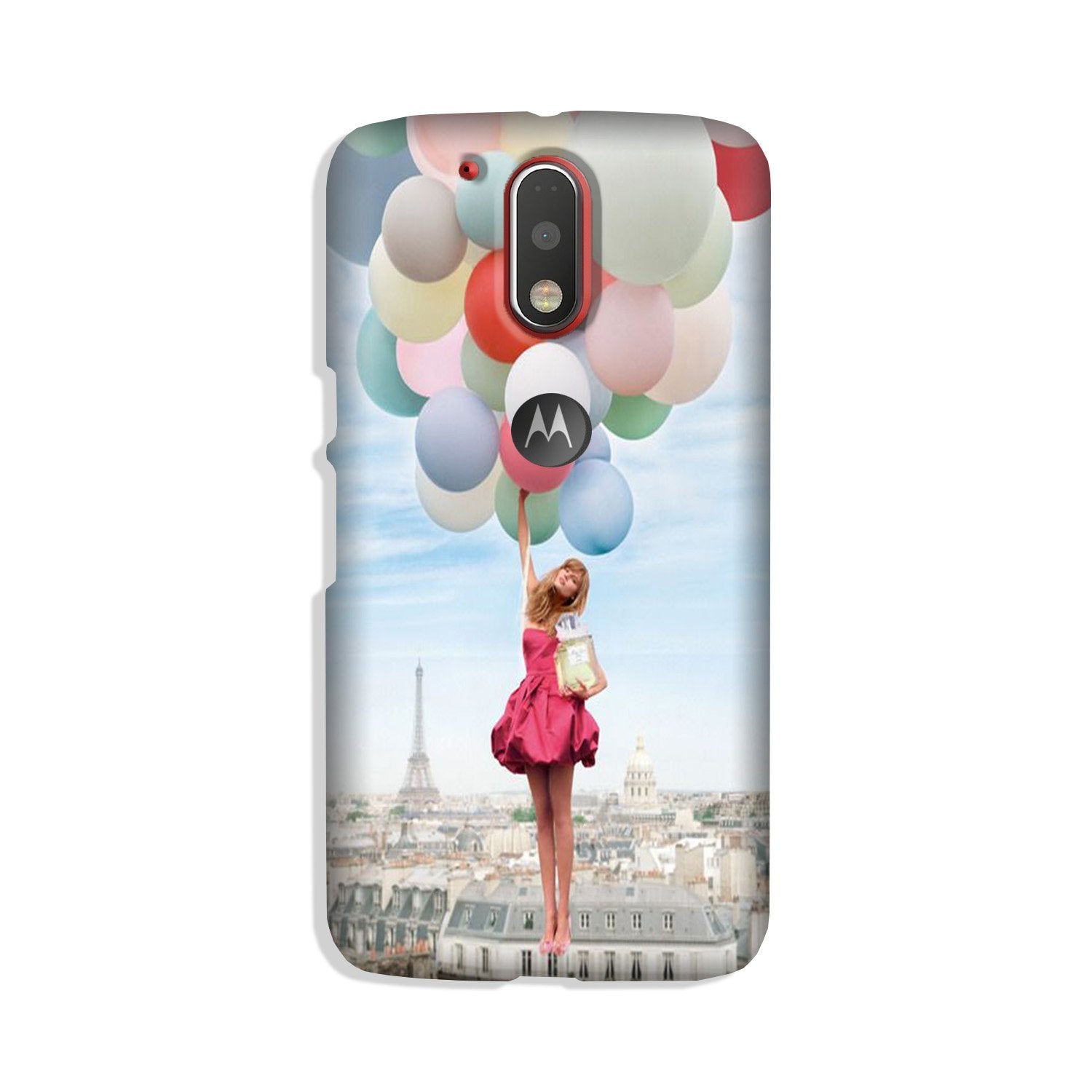 Girl with Baloon Case for Moto G4 Plus