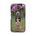 Cute Girl Case for Moto G4 Plus