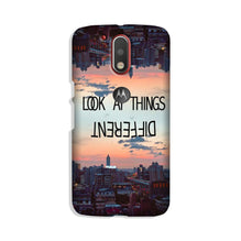 Look at things different Case for Moto G4 Plus