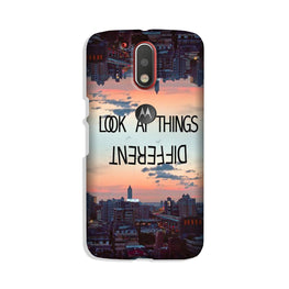 Look at things different Case for Moto G4 Plus