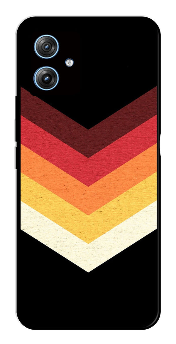 MultiColor Arrow Metal Mobile Case for Moto G54 5G   (Design No -04)