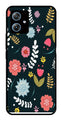 Floral Pattern2 Metal Mobile Case for Moto G54 5G   (Design No -12)