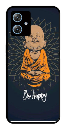 Be Happy Metal Mobile Case for Moto G54 5G