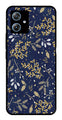 Floral Pattern  Metal Mobile Case for Moto G54 5G   (Design No -52)