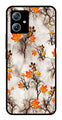 Autumn leaves Metal Mobile Case for Moto G54 5G   (Design No -55)