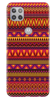 Zigzag line pattern2 Mobile Back Case for Moto G 5G (Design - 10)