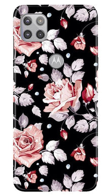 Pink rose Mobile Back Case for Moto G 5G (Design - 12)