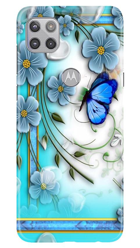 Blue Butterfly Case for Moto G 5G