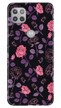 Rose Black Background Case for Moto G 5G