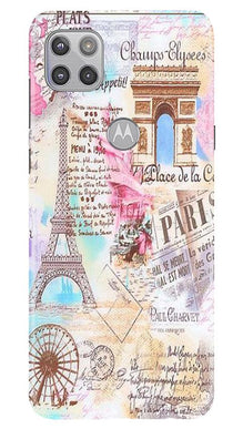 Paris Eiftel Tower Mobile Back Case for Moto G 5G (Design - 54)