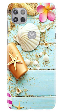 Sea Shells Mobile Back Case for Moto G 5G (Design - 63)