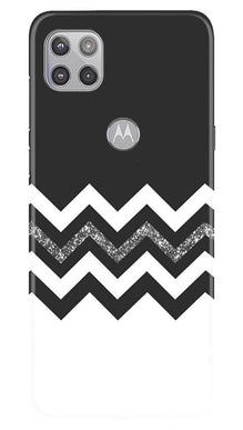 Black white Pattern2Mobile Back Case for Moto G 5G (Design - 83)