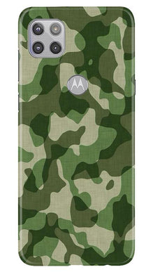 Army Camouflage Mobile Back Case for Moto G 5G  (Design - 106)