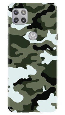 Army Camouflage Mobile Back Case for Moto G 5G  (Design - 108)