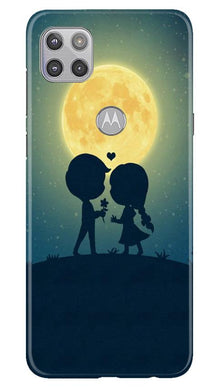 Love Couple Mobile Back Case for Moto G 5G  (Design - 109)