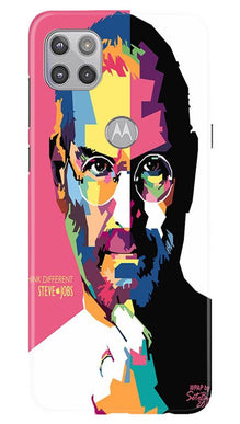 Steve Jobs Mobile Back Case for Moto G 5G  (Design - 132)