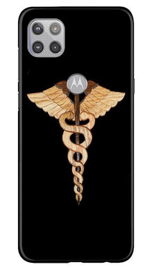Doctor Logo Mobile Back Case for Moto G 5G  (Design - 134)