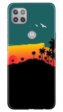Sky Trees Mobile Back Case for Moto G 5G (Design - 191)