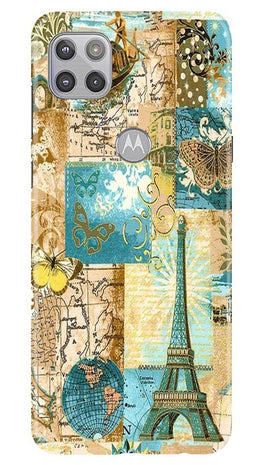 Travel Eiffel Tower Case for Moto G 5G (Design No. 206)