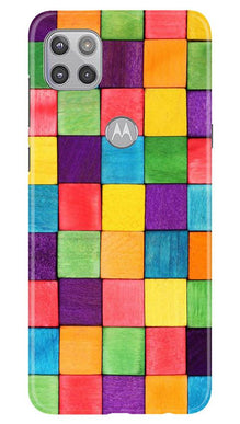 Colorful Square Mobile Back Case for Moto G 5G (Design - 218)