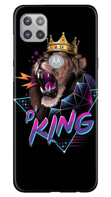 Lion King Mobile Back Case for Moto G 5G (Design - 219)