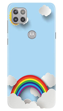 Rainbow Mobile Back Case for Moto G 5G (Design - 225)